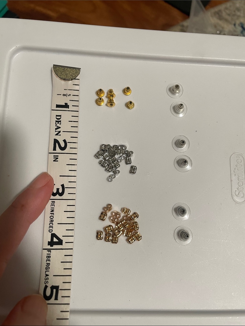 🌹 FREE w/purchase Gold and Silver Earring Backs Replacement Set - Women Jewelry